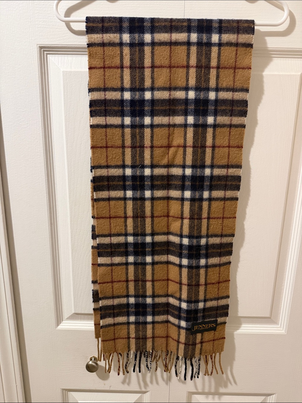 Classic Men's Plaid Scarf
